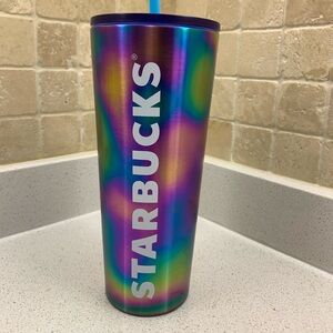 New & Never Used | Starbucks 24 oz Tumbler | Multi Colour | Stainless Steel